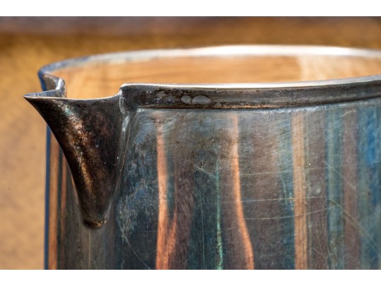 Gucci Silverplated Pitcher With Bamboo Handle