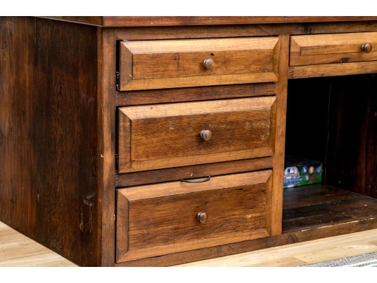 Traditional Wood Media Cabinet