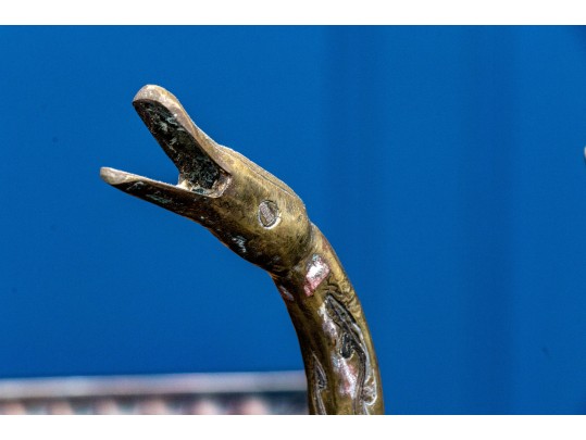 Antique Mamluk Revival Mixed Metal Ewer