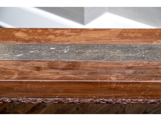 Chinese Carved Wood Slender Altar Table