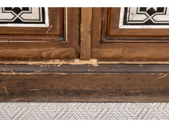 Antique Moroccan Inlaid Cabinet