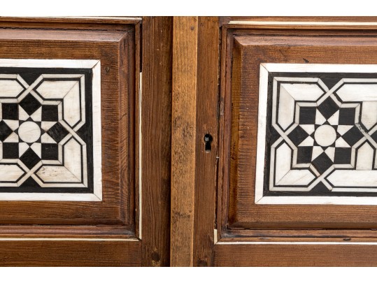 Antique Moroccan Inlaid Cabinet