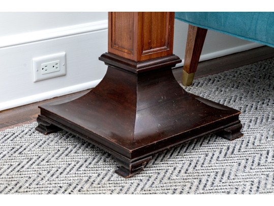 Pair Of Massive English Barley Twist Floor Lamps