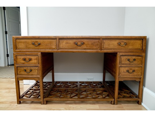 Excellent 19th Century Chinese Elmwood Desk