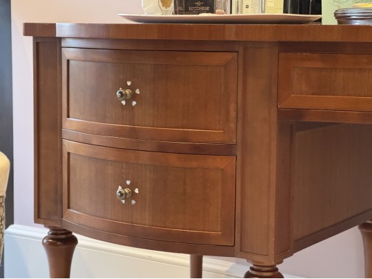 Mid-Century Directoire Style Fruitwood Dressing Table