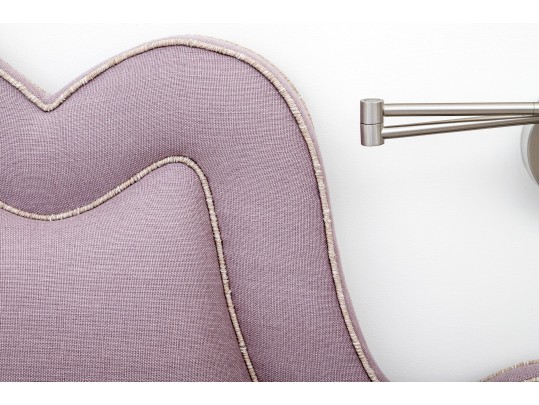 Chic Upholstered King Headboard