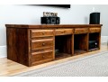 Traditional Wood Media Cabinet