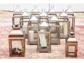 Substantial Group Of Decorative Metal Lanterns Including Pottery Barn 