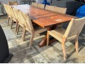 Fabulous Trestle Dining Table With Ten Kingsley Bate 