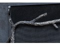 Naturalistic Cast Iron Faux Bois Fireplace Screen