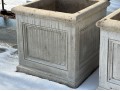 Smaller Pair Of Cast Stone Planters