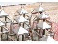 Substantial Group Of Decorative Metal Lanterns Including Pottery Barn 