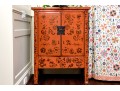 Wonderful Lacquered Chinese Marriage Cabinet