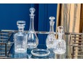 Crystal Decanters And Bowl Including Steuben, Baccarat, And Waterford