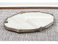 Elegant Silvered Mirror Plateau
