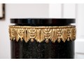 Stately Louis XVI Style Parcel Gilt Marble Pedestals