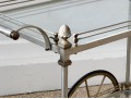 French Regency Style Glass Tiered Bar Cart