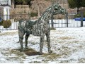 Life Size Handcrafted Driftwood Horse Sculpture