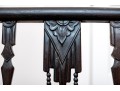 19th Century Ebonized And Inlaid Oak Bench