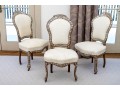 Set Of Three Antique Moroccan Salon Chairs