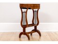 19th Century Biedermeier Lyre Form Accent Table