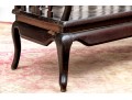 19th Century Ebonized And Inlaid Oak Bench