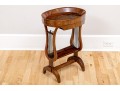 19th Century Biedermeier Lyre Form Accent Table