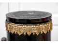 Stately Louis XVI Style Parcel Gilt Marble Pedestals