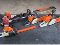 Stihl Chainsaws And Polesaw With A RedMax Weedeater