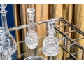 Crystal Decanters And Bowl Including Steuben, Baccarat, And Waterford