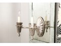 Fabulous Pair Of Semi-Antique Art Deco Venetian Mirrorback Sconces