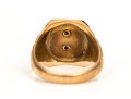 10k Yellow Gold Fabulous Vintage 1939 School Ring, Size 5.25+