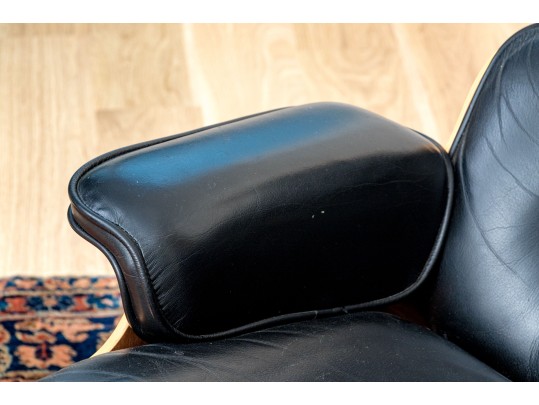 Herman Miller Iconic Eames Rosewood Veneered Lounge Chair And Ottoman