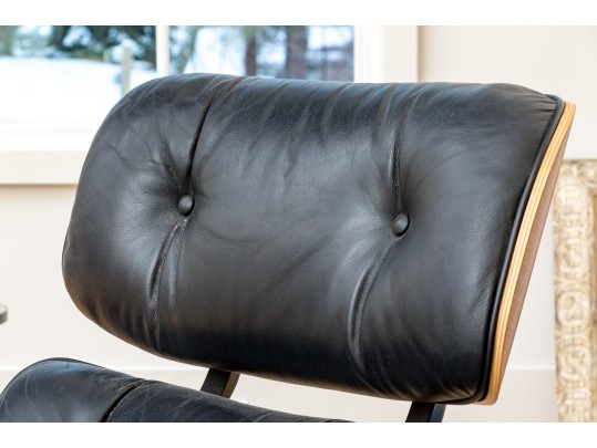 Herman Miller Iconic Eames Rosewood Veneered Lounge Chair And Ottoman
