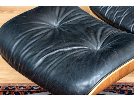 Herman Miller Iconic Eames Rosewood Veneered Lounge Chair And Ottoman