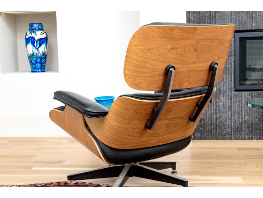 Herman Miller Iconic Eames Rosewood Veneered Lounge Chair And Ottoman
