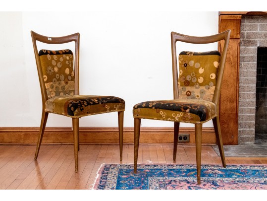 Six Mid-Century Italian Melchiorre Bega Dining Chairs