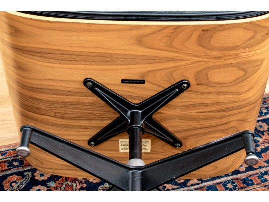 Herman Miller Iconic Eames Rosewood Veneered Lounge Chair And Ottoman