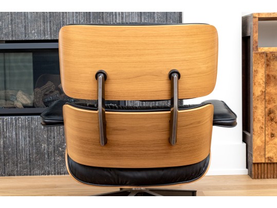Herman Miller Iconic Eames Rosewood Veneered Lounge Chair And Ottoman