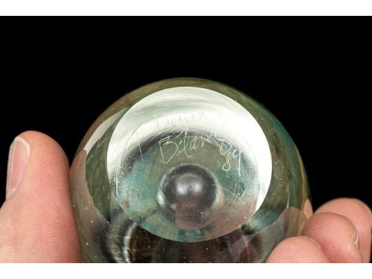 Denise Bélanger Taylor (Canadian-New Zealander, B. 1952) Art Glass Paperweight
