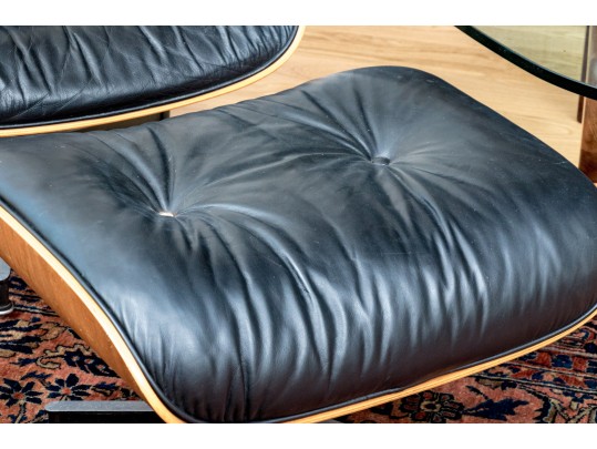 Herman Miller Iconic Eames Rosewood Veneered Lounge Chair And Ottoman
