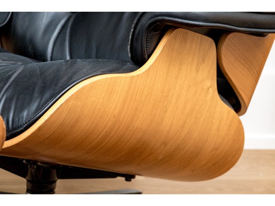 Herman Miller Iconic Eames Rosewood Veneered Lounge Chair And Ottoman
