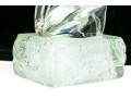 Signed Italian Murano Glass Sculpture Of A Woman, 1976