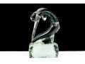 Signed Italian Murano Glass Sculpture Of A Woman, 1976