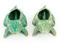 Pair Of Mccoy Ceramic Frog Planters