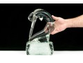 Signed Italian Murano Glass Sculpture Of A Woman, 1976