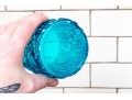 Set Of Thirteen Taiwanese Blue Resin Tumblers