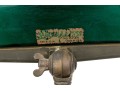 Antique Emeralite Brass And Glass Bankers Table Lamp