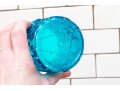 Set Of Thirteen Taiwanese Blue Resin Tumblers
