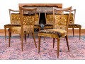 Six Mid-Century Italian Melchiorre Bega Dining Chairs